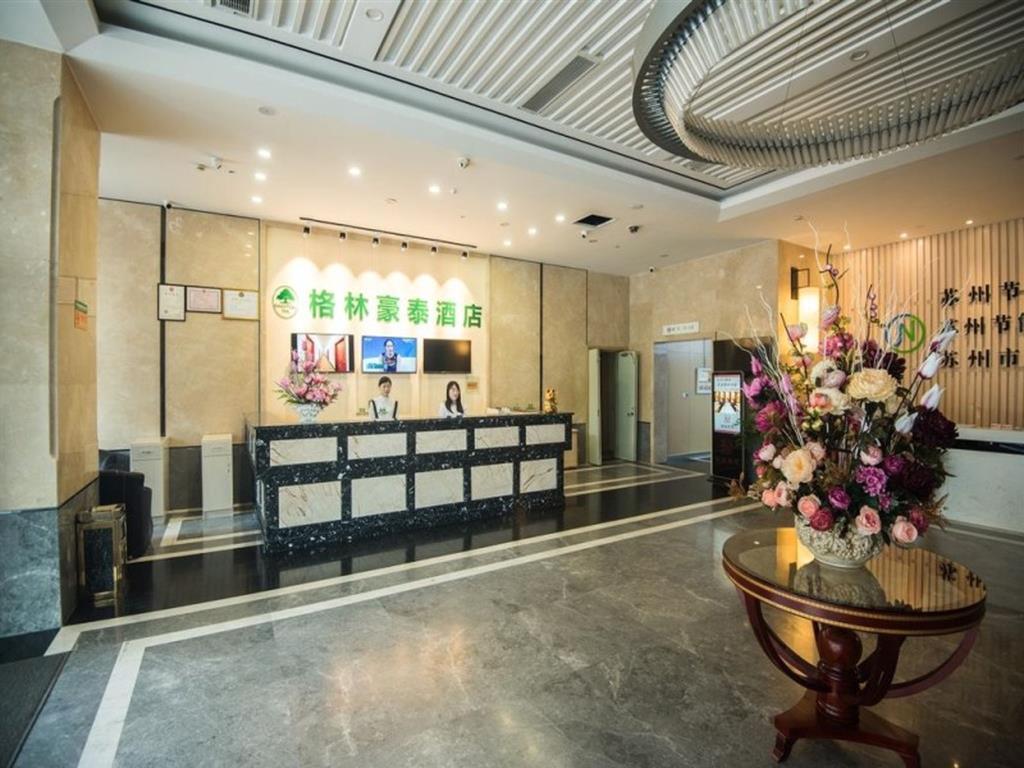 Greentree Inn Jiangsu Suzhou Wuzhong District Dongwu North Road Business Hotel Dış mekan fotoğraf